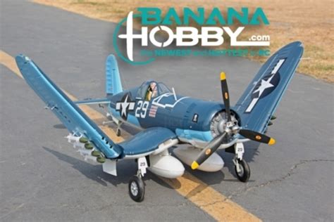 9 CH BlitzRCWorks F4U Corsair RC Warbird Airplane - Radio Controlled F4U Corsair - RC