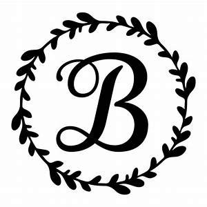 Letter B Svg Yahoo Image Search Results Monogram Initials Cricut