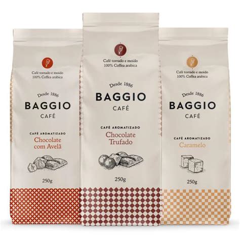 Kit Caf Gourmet Baggio Chocolate C Avel Trufado Caramelo Caf