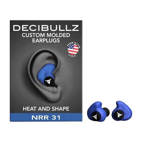 Decibullz Custom Molded Earplug Blue Brownells Australia