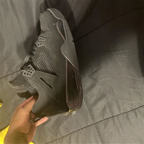 JORDAN 4 BLACK CATS LEGIT SIZE 12 - Depop