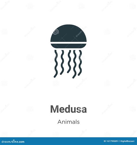 Medusa Vector Icon On White Background Flat Vector Medusa Icon Symbol