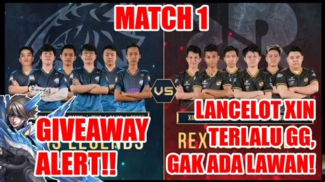 PLAYOFF DAY 1 MATCH 1 EVOS LEGENDS VS REX REGUM QEON YouTube