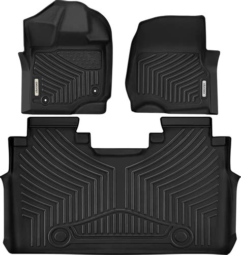 Oedro Floor Mats Compatible For 2015 2022 Ford F 150 Supercrew Cab