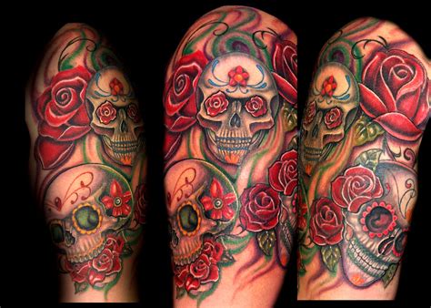 25 Sugar Skull Tattoo Designs Skullspiration