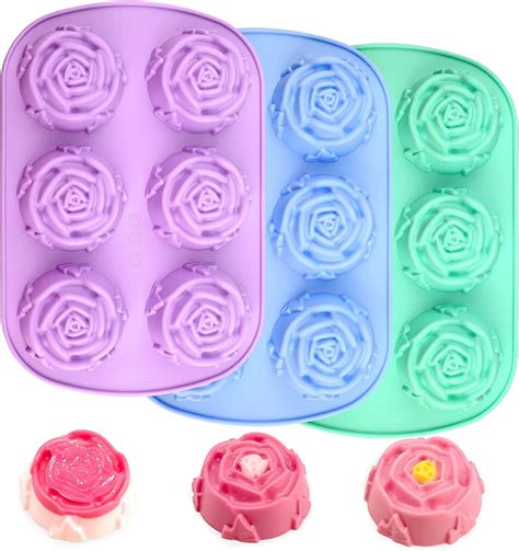 Vedini Cavity New Rose Flower Shape Silicone Cake Soap Mold 60 Off