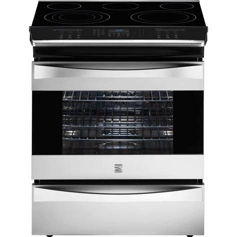 Kenmore Elite 42553 4 6 Cu Ft Slide In Electric Range W Convection Stainless Steel