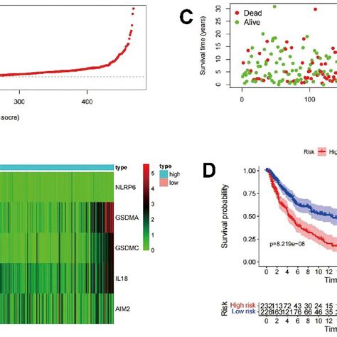 Construction Of Five Pyroptosis Related Prognostic Genes Signature