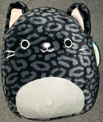 Squishmallow Xiomara Cat Black Panther Leopard Nwt Kellytoy Sold Out