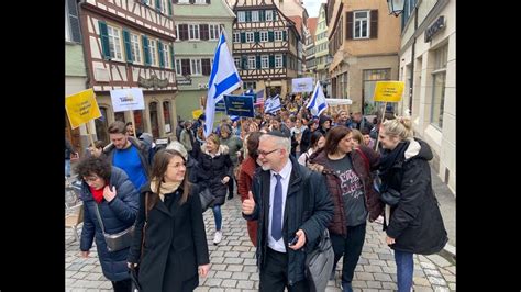 Marsch Des Lebens In T Bingen Rede Der Rabbiner Mark Pavlovsky