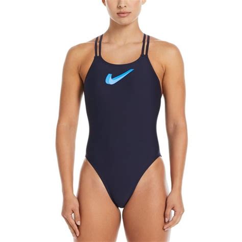 Nike Swim Hydrastrong D Swoosh Swimsuit Midnight Navy