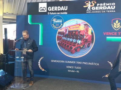 Vence Tudo recebe Prêmio Gerdau Melhores da Terra na Expointer