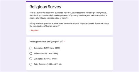 Survey: What is the relationship between religion and human nature ...