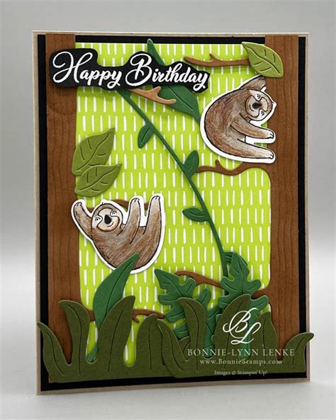 Jungle Pals Birthday Card Video Tutorial