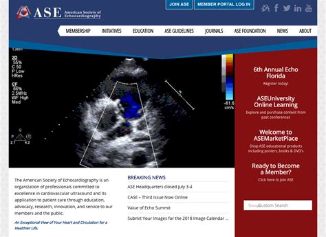 American Society of Echocardiography | CathLab.com