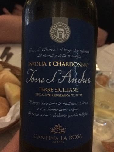 Cantina La Rosa Torre S Andrea Insolia Chardonnay Vivino Us