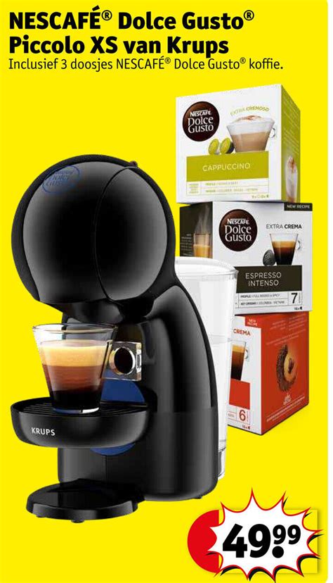 Nescafe Dolce Gusto Piccolo XS Van Krups Promotie Bij Kruidvat