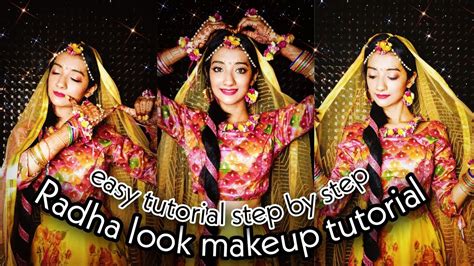 Radha Look Makeup Tutorial Easy Makeup Tutorial Step By Step Radha