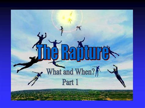 PPT - The Rapture PowerPoint Presentation - ID:359319