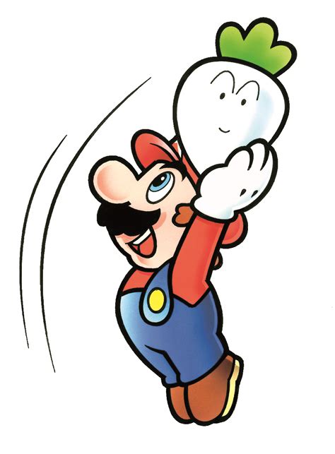 Filesmb2 Mario Throwing Vegetable Artworkpng Super Mario Wiki The Mario Encyclopedia