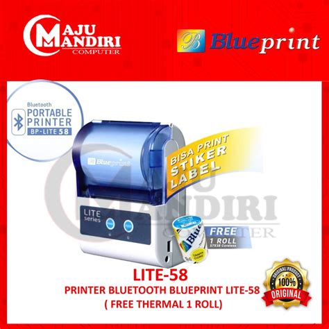 Jual PRINTER THERMAL PORTABLE BLUETOOTH BP LITE58 BLUEPRINT Indonesia