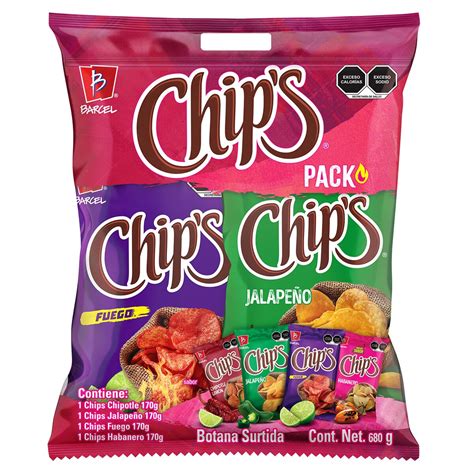 Chips Papas Surtidas 4 Pzas De 170 G Costco México