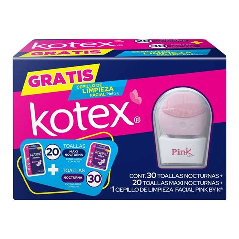 Toallas Femeninas Kotex Maxi Nocturna Piezas Nocturnas Piezas