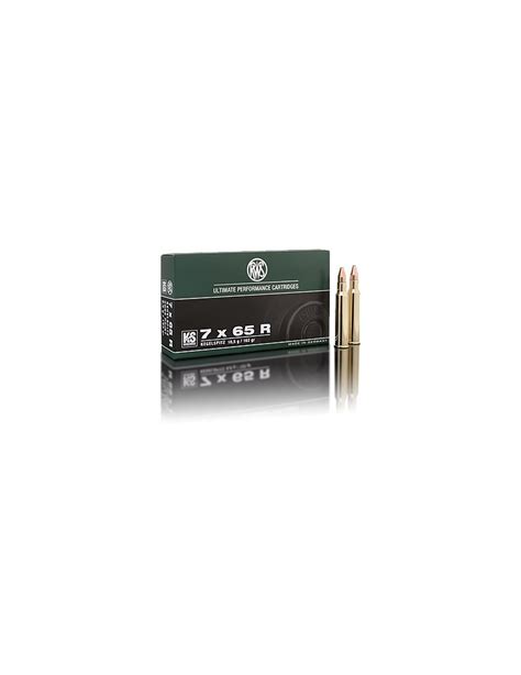 Munition De Grande Chasse RWS 7x65R Kegelspitz KS 162gr