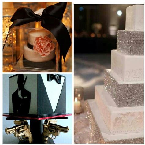 Wedding Cake Groom Cake And Guest Favors Silver Wedding White