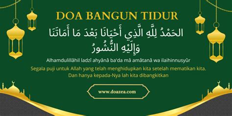 Doa Bangun Tidur Dan Artinya Lengkap Doa Zea