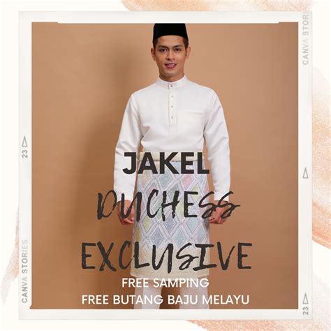 Direct Hq Jakel New Baju Melayu Duchess Exclusive Baju Melayu