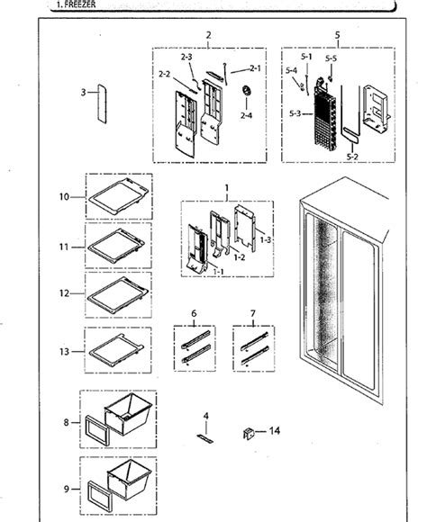 Samsung Rs H Bc Aa Refrigerator Partswarehouse