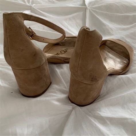 Shoes Sam Edelman Nude Suede Heels Poshmark