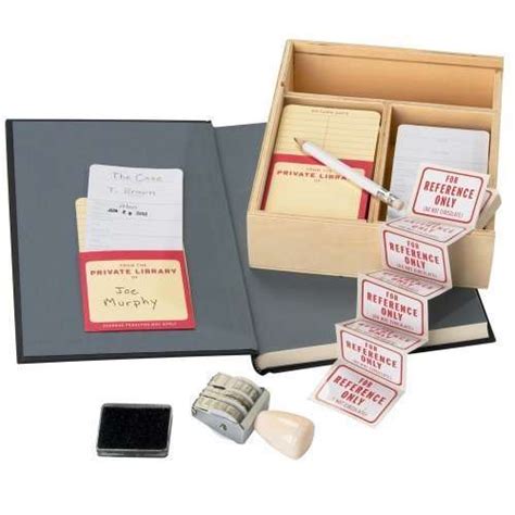 Bookish Relish The Personal Library Kit A Perfect T