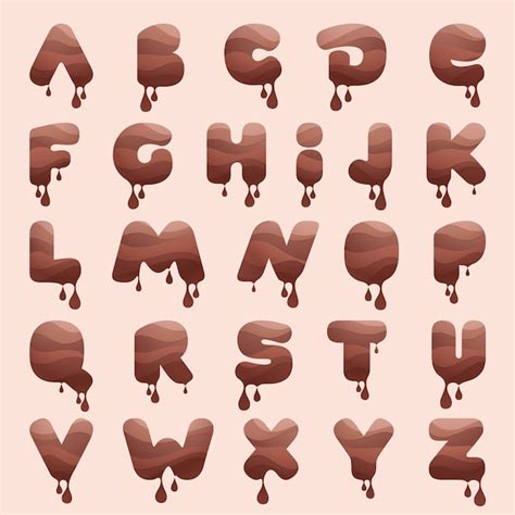 Chocolate Dripping Font