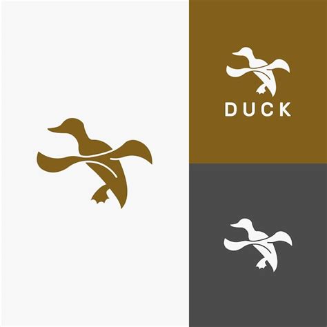 Premium Vector Duck Logo Vector Template Design