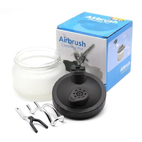 Airbrush Cleaning Pot and Holder - Sukērumoderā