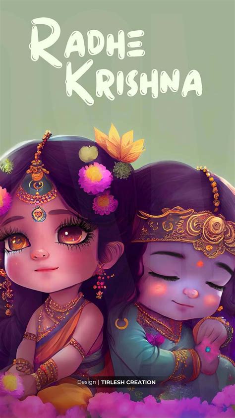 Radhe Krishna Cute Iphone Wallpaper Hd Iphone Wallpapers Wallpaper