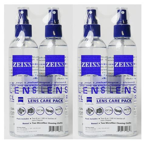 Zeiss Lens Cleaner Spray 8 Oz Bottles for Glasses Camera Laptops Cellphones (32oz) + 2 ...