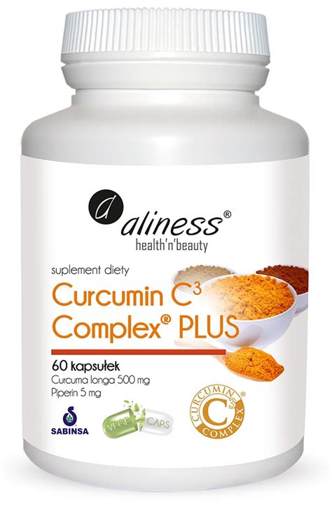 Curcumin C3 ComplexPLUS Z Piperyna 500 Mg 5 Mg X 60 VEGE Kaps