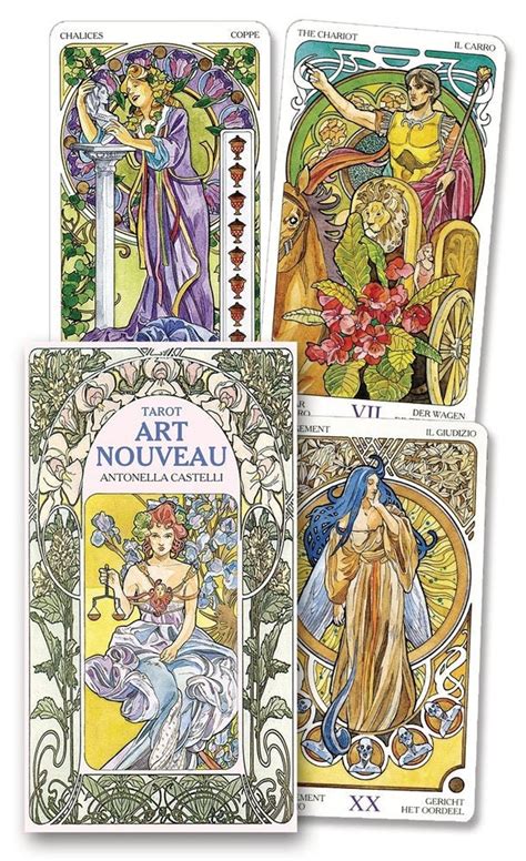 Tarot Art Nouveau Deck Cards Set Fantasy Art Oracle Card Booklet