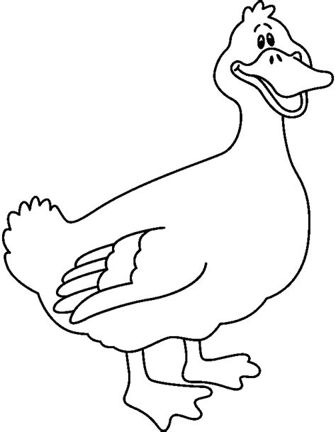 Duck Clipart Black And White ~ Duck Clip Art Black And White | Growrishub