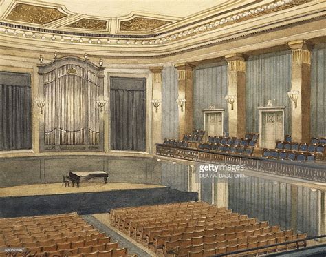 Austria 19th Century Great Concert Hall At The Vienna Conservatory