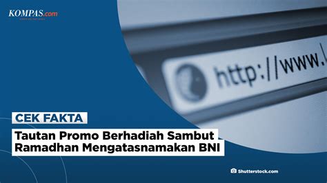 Video HOAKS Tautan Promo Berhadiah Sambut Ramadhan Mengatasnamakan BNI