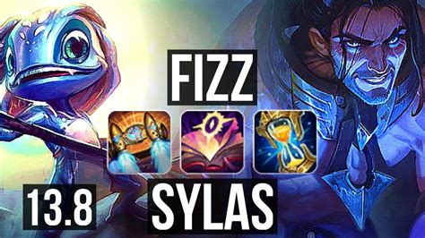 Fizz Vs Sylas Mid 1513 30m Mastery Legendary Kr Master 13