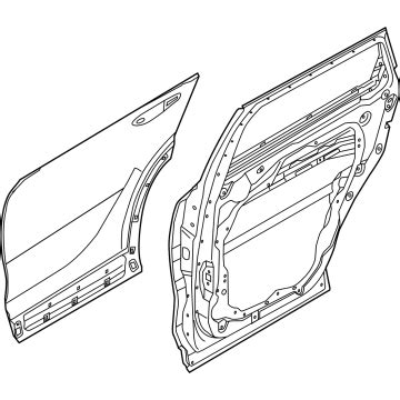 Rear Door Panel 2021 Kia Sorento Hybrid