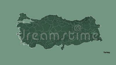 Usak Location Turkey Administrative Map Stock Video Video Of