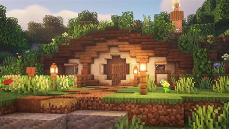 Minecraft How To Build A Hobbit Home Minecraft Houses Minecraft