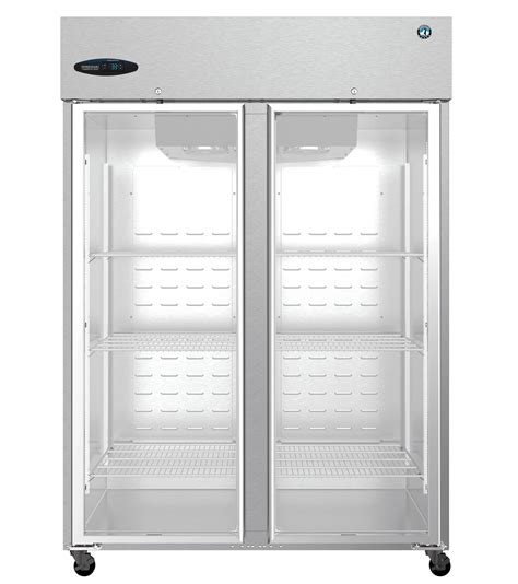 Cr2b Fgy Refrigerator Two Section Upright Full Glass Door Full Glass Doors Hoshizaki