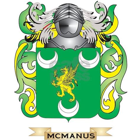 McManus Coat of Arms - Family Crest Drinking Glass by Tshirts-Plus ...